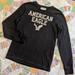 American Eagle Outfitters Shirts | American Eagle Outfitters Black Long Sleeve Tee | Color: Black | Size: M