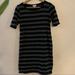 Lularoe Dresses | Lularoe T-Shirt Dress | Color: Black/Gray | Size: Xl