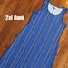 Lularoe Dresses | Bnwt Lularoe Dani Tank Maxi Dress | Color: Blue/Red/Tan/White | Size: 2x