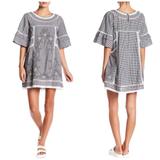 Free People Dresses | Free People Sunny Day Peasant Dress Ob800758 | Color: Black/White | Size: M