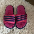 Adidas Shoes | Adidas Slides Child Size 1 | Color: Blue/Pink | Size: 1g