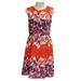 Anthropologie Dresses | Anthropology Adrianna Papell Coral Floral Dress | Color: Pink/Purple | Size: 10