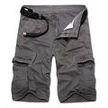 AKARMY Must Way Men's Lightweight Cargo Shorts Utility Work Short K038, Gray, 33