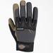 Dickies Impact Performance Gloves - Black Gray Marled Size L (L10547)