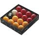 PowerGlide 16 Ball Pool Billiards Set | Reds and Yellows | Tournament | 2" / 51.0mm Diameter | Boxed