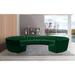 Green Sectional - Willa Arlo™ Interiors Claunch 183" Wide Velvet Symmetrical Corner Sectional Velvet | 33 H x 183 W x 171 D in | Wayfair