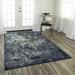 Black 118 x 94 x 0.27 in Area Rug - Bungalow Rose Jonason Abstract Gray/Area Rug Polyester | 118 H x 94 W x 0.27 D in | Wayfair