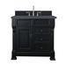 Darby Home Co Vivanco 36" Single Bathroom Vanity Set Wood/Quartz Top/Marble/Stone/Granite in Black | 34.3 H x 36 W x 23.5 D in | Wayfair