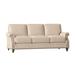 Bradington-Young West 82" Genuine Leather Rolled Arm Sofa Genuine Leather in Gray | 36 H x 82 W x 38 D in | Wayfair 759-95-922000-82-TU-CO-#9BN