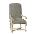 Hekman Ian Arm Chair Wood/Upholstered/Fabric in Gray | 46 H x 25 W x 26 D in | Wayfair 72371541-082121Brass