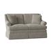 Lark Manor™ Amrin 59" Rolled Arm Loveseat w/ Reversible Cushions Velvet/Polyester/Other Performance Fabrics in Brown/Red | Wayfair