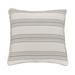 Gracie Oaks Undis Ticking Stripe Piped Edge Classic Chic Casual Farmhouse 27x27 inch Decorative Euro Pillow Sham | 0.5 H x 27 W x 27 D in | Wayfair