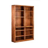 Lark Manor™ Aizhan 48" W Standard Bookcase Wood in Blue/White | 36 H x 48 W x 13 D in | Wayfair 1408C334DFC44FA8B5A1192BAC659D23