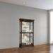 Darby Home Co Salma Lighted Curio Cabinet Wood/Glass in Brown | 78.25 H x 42.5 W x 17 D in | Wayfair A95C8AD8947E4744943DA6184F76C8E6