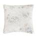 One Allium Way® Prairie Grove Washed Blend Rose Garden Floral Pattern Chic Casual Euro Sham 27x27 inch in Gray | 0.1 H x 27 W x 27 D in | Wayfair