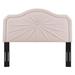 Red Barrel Studio® Panel Headboard Upholstered/Velvet in Pink | 50 H x 78.5 W x 3 D in | Wayfair A9D2F50F6D7244B7B0F99D74CB9F4E1B