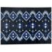 Blue/Navy Rectangle 2' x 3' Kitchen Mat - Dakota Fields Jay Kitchen Mat 0.08 x 24.0 W in white/blackSynthetics | Wayfair