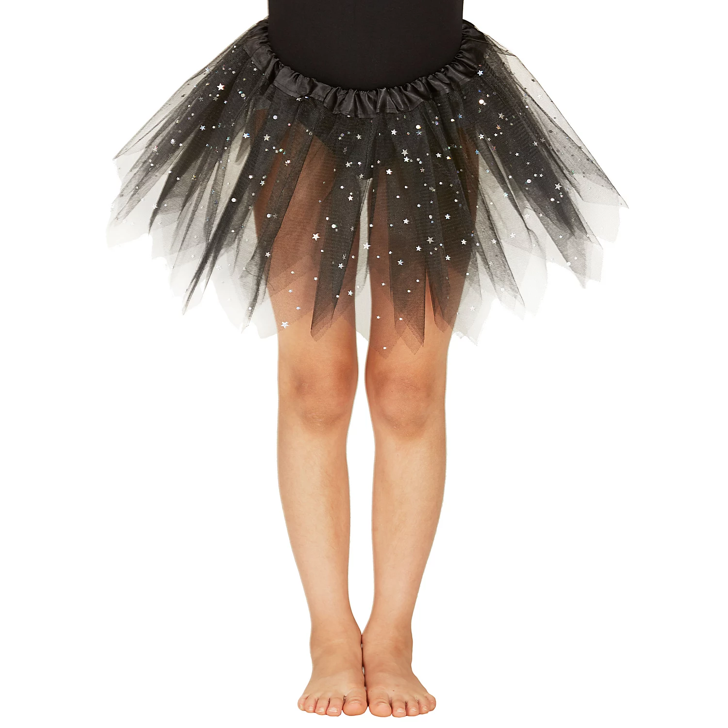 Tutu pour enfants, noir pailleté
