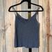 American Eagle Outfitters Tops | Abercrombie Tank Top Sweater | Color: Gray/White | Size: L