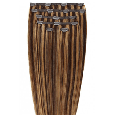 Gold24 - Gold24 Clip-in Extensions #4 Braun - 60 cm Haarextensions 1 ct Braun (38.99 € / 1 ct) Image