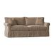 Wayfair Custom Upholstery™ Amari 84" Rolled Arm Slipcovered Sleeper Sofa w/ Reversible Cushions Sunbrella®/Sustain®/Chenille/Velvet/Microfiber/Microsuede/Denim/Polyester/Other Performance Fabrics