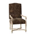 Hekman Ian Arm Chair Wood/Upholstered/Fabric in Brown | 46 H x 25 W x 26 D in | Wayfair 72371000-07264Nickel