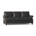 Bradington-Young West 82" Genuine Leather Rolled Arm Sofa Genuine Leather | 36 H x 82 W x 38 D in | Wayfair 759-95-901200-99-TU-MH-#9FN