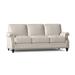 Bradington-Young West 82" Genuine Leather Rolled Arm Sofa Genuine Leather in Gray | 36 H x 82 W x 38 D in | Wayfair 759-95-915300-01-TU-CO-#9FN