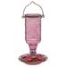 Bungalow Rose More Birds Vintage Hummingbird Feeder Glass in Indigo | 10.6 H x 4.7 W x 4.7 D in | Wayfair 77C18F2FEC6A4157AFC3D46811B7A445