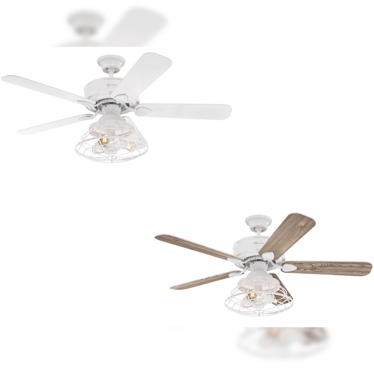 Westinghouse Deckenventilator Barnett Weiß 122 cm mit LED Leuchte 122