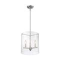 Nuvo Lighting 67230 - 3 Light 120 volt Brushed Nickel Accents Pendant Light Fixture (BRANSEL 3 LIGHT PENDANT)