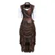 Steampunk – robe Corset pour femmes chemise Pirate gothique Lingerie haut Burlesque jupe