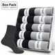 Chaussettes longues classiques en bambou pour hommes d'affaires lot de 10 de haute qualité pour