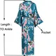 Robes de soirée chinoises classiques pour femmes vêtements de nuit paon College robe kimono robe