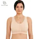 Soutien-gorge sans fil à fermeture frontale pour femmes grande taille soutien-gorge confortable