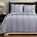 Winston Comforter Set Collection by Better Trends in Navy (Size FL/QUE)