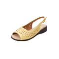 Wide Width Women's The Mary Sling by Comfortview in Yellow (Size 10 1/2 W)