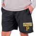 Men's Concepts Sport Charcoal Pittsburgh Pirates Bullseye Knit Jam Shorts