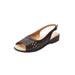 Extra Wide Width Women's The Mary Sling by Comfortview in Black (Size 9 1/2 WW)