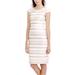 J. Crew Dresses | J. Crew 8 Cream And Pink Striped Dress | Color: Pink/White | Size: 8