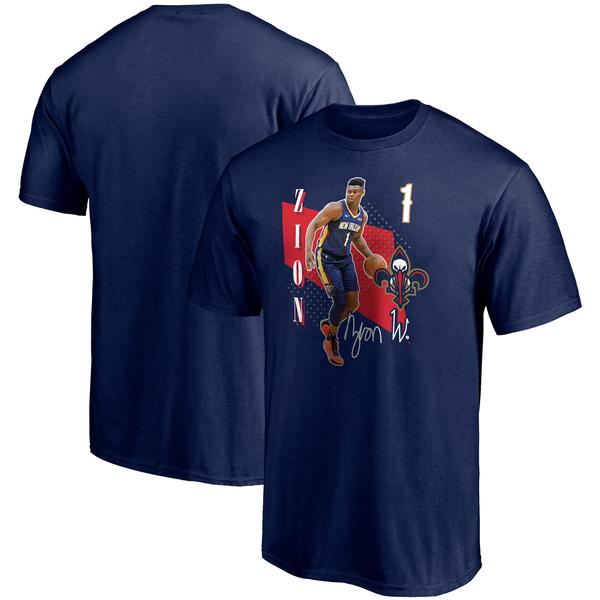 mens-fanatics-zion-williamson-navy-new-orleans-pelicans-pick---roll-t-shirt/