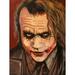 Buy Art For Less Joker II by Ed Capeau - Painting Print Canvas/Metal in Brown/Red | 32 H x 24 W x 0.15 D in | Wayfair EDC366 32x24