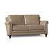 Bradington-Young Richardson 65.5" Genuine Leather Rolled Arm Loveseat Genuine Leather in Brown | 34.5 H x 65.5 W x 41 D in | Wayfair