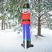 The Holiday Aisle® Nutcracker 40" Breeze Buddy, Fiberglass in Black/Blue/Red | 40 H x 6 W in | Wayfair 01CE7AED8AB14B0B98F2F63A114B545F