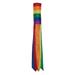 Arlmont & Co. Rainbow Column Windsock in Red/Orange | 50 H x 6 W in | Wayfair 7191C41D695C44EE9AD72F62A27CC8B8