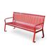 Red Barrel Studio® Gicu Powder Coated Steel Park Outdoor Bench redMetal | 34 H x 73 W x 26 D in | Wayfair 8B17DA419B384AFDA54E10F5E47DEF0F