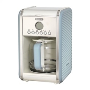 Ariete 1342BL Kaffeemaschine Vintage im Retrolook blau, 1,5 L (bis 12 Tassen) - Mit Warmhaltefunktion, Dauerfilter und programmierbar, 960 Watt Image