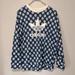 Adidas Tops | Adidas Originals Polka Dot Trefoil Sweatshirt | Color: Blue/White | Size: S