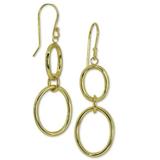 Giani Bernini Jewelry | Giani Bernini Circle Drop Earrings In 18k Gold | Color: Gold | Size: Os