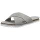 VERO MODA Damen VMEMALIE Leather Sandal Pantoletten, Grau (High-Rise), 38